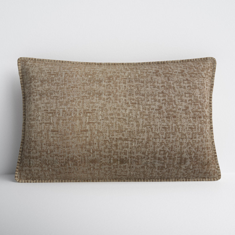 Felisa Throw Pillow, Beige, Down Blend
