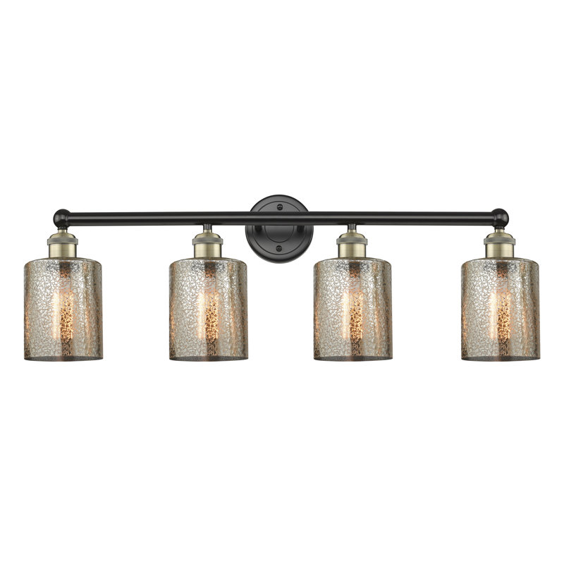 Karon 4 - Light Dimmable Vanity Light, Mercury, Black Antique Brass