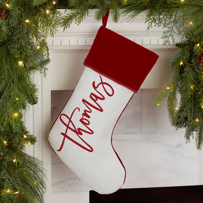 Chaussette de Noël personnalisée Scripty