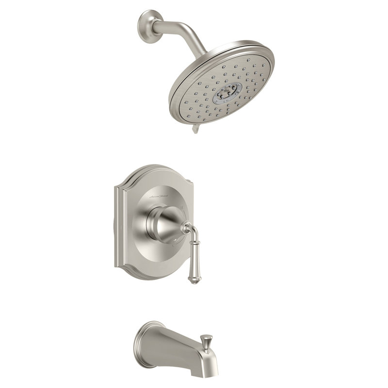Robinet de baignoire et douche Portsmouth, Nickel brossé