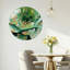 "Succulent Art", horloge murale en verre-64691238