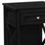 Table d'appoint, table de bout, table d'appoint, 2 niveaux, chambre à coucher, table de chevet, tiroir de rangement, placage, transitionnel-1329980027
