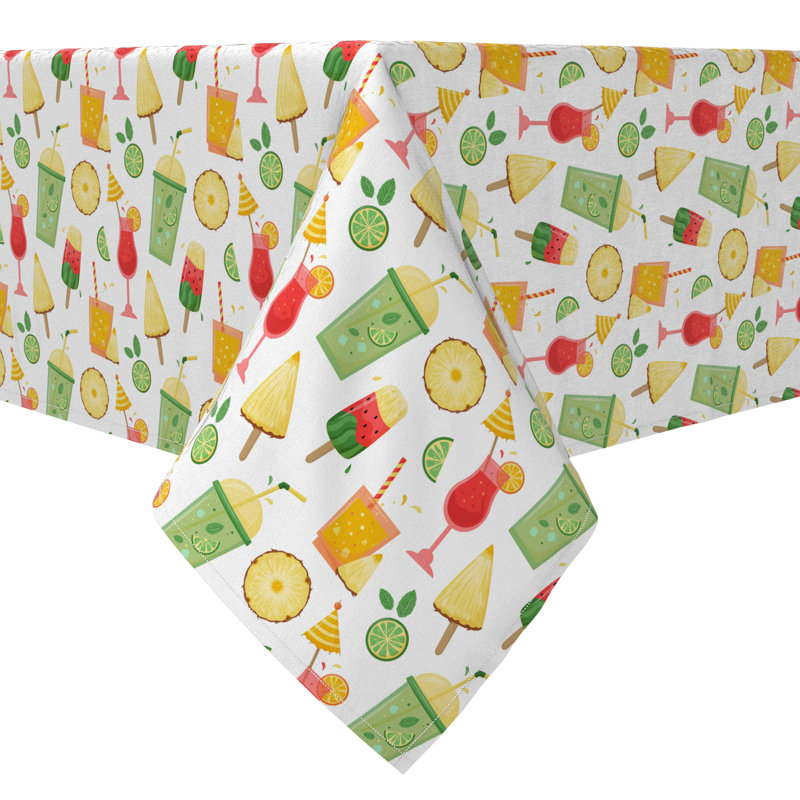 Rectangular Cotton Twill Tablecloth