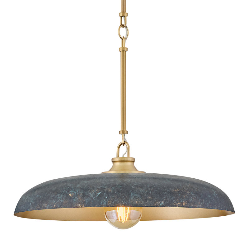 Hinkley Sadie Medium Dome Pendant, Gray