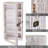 15.7 in. H x 7.5 in. W Display Case