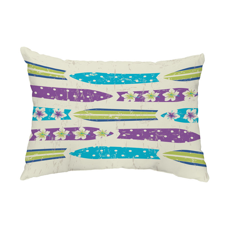 Dean Outdoor Reversible Throw Pillow, Purple