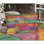 Multicolore drap-housse et coussin décoratif Ambesonne-106791839