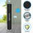 SereneLife 8.03'' W x 8.03'' D Patio Heater Cover