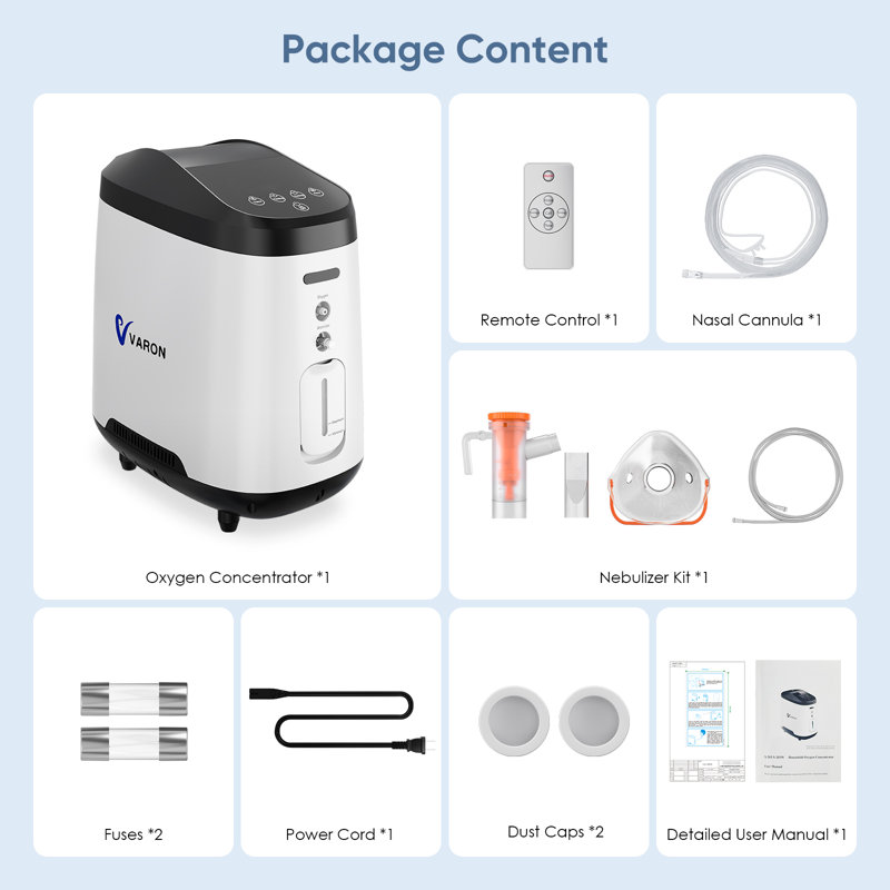 Home 2L 90% appareil avec générateur d'oxygène, 1-9L continu MACHINE OXIGENO