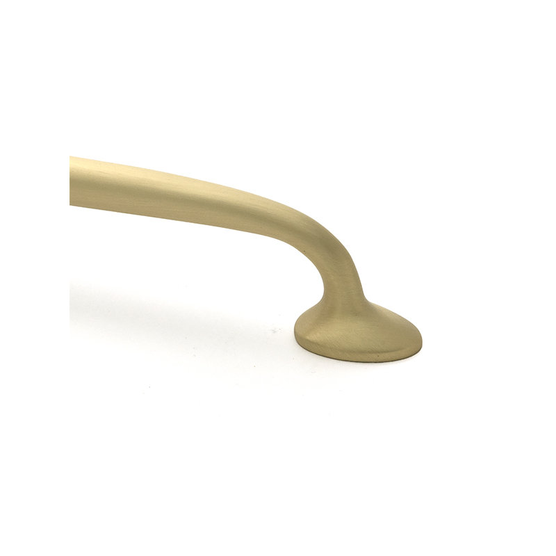 Moore Handle Pull, Satin Brass, 6.3"