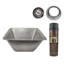 Premier Copper Products BSP5_BS17EN-G Bar Sink And Drain Package