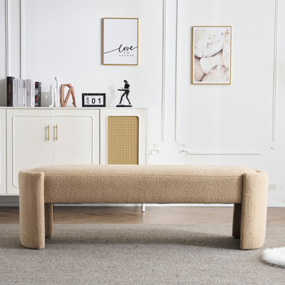 Siège moderne de type chameau - Structure en bois, repose-pieds ergonomique pour un confort optimal