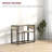 Industrial Dining Table Set for 2, Small Kitchen Table and Chairs,wood-1151786723