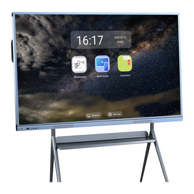 JYXCN Smart Board 55 pouces, transformer l'apprentissage et les réunions! Écran tactile tout-en-un avec système double et tableau blanc numérique de partage de nuage pour l'éducation et le bureau? (Comprend un support mural)