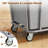 Washing Cart, 400L Rolling Laundry Sorting Cart - A Heavy-Duty Laundry Basket Storage Machine With Wheels Suitable For Households And Hotels-123040118