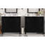 Ensemble de meuble-lavabo 72 po avec lavabos doubles (séparés), lavabos doubles en céramique, portes à fermeture en douceur et tablette réglable - Armoire de rangement espresso rétro pour une organisation élégante de la salle de bain