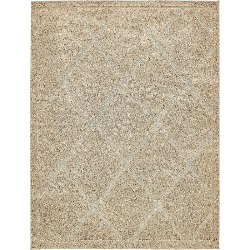 Lattice Oriental Indoor Rug, Rectangle 5' x 8'