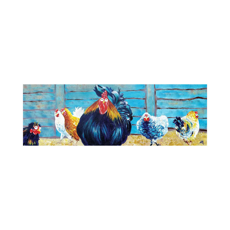Cocksure by Kim Haskins - Wrapped Canvas Panoramic Print, 121.92 cm H x 40.64 cm W x 1.91 cm D