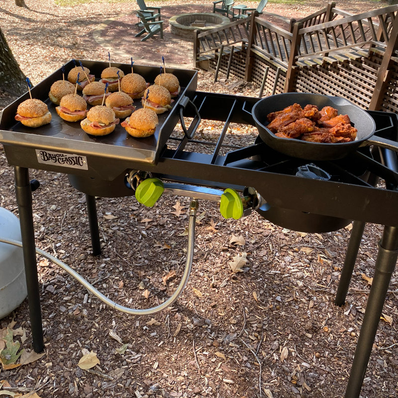 Steel Griddle With Grease Trap