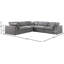 Canapé modulaire de coin symétrique de 119 po de largeur Amillya-1177832597