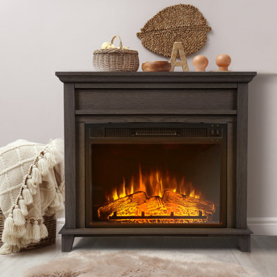 Annique 31.65" W Electric Fireplace