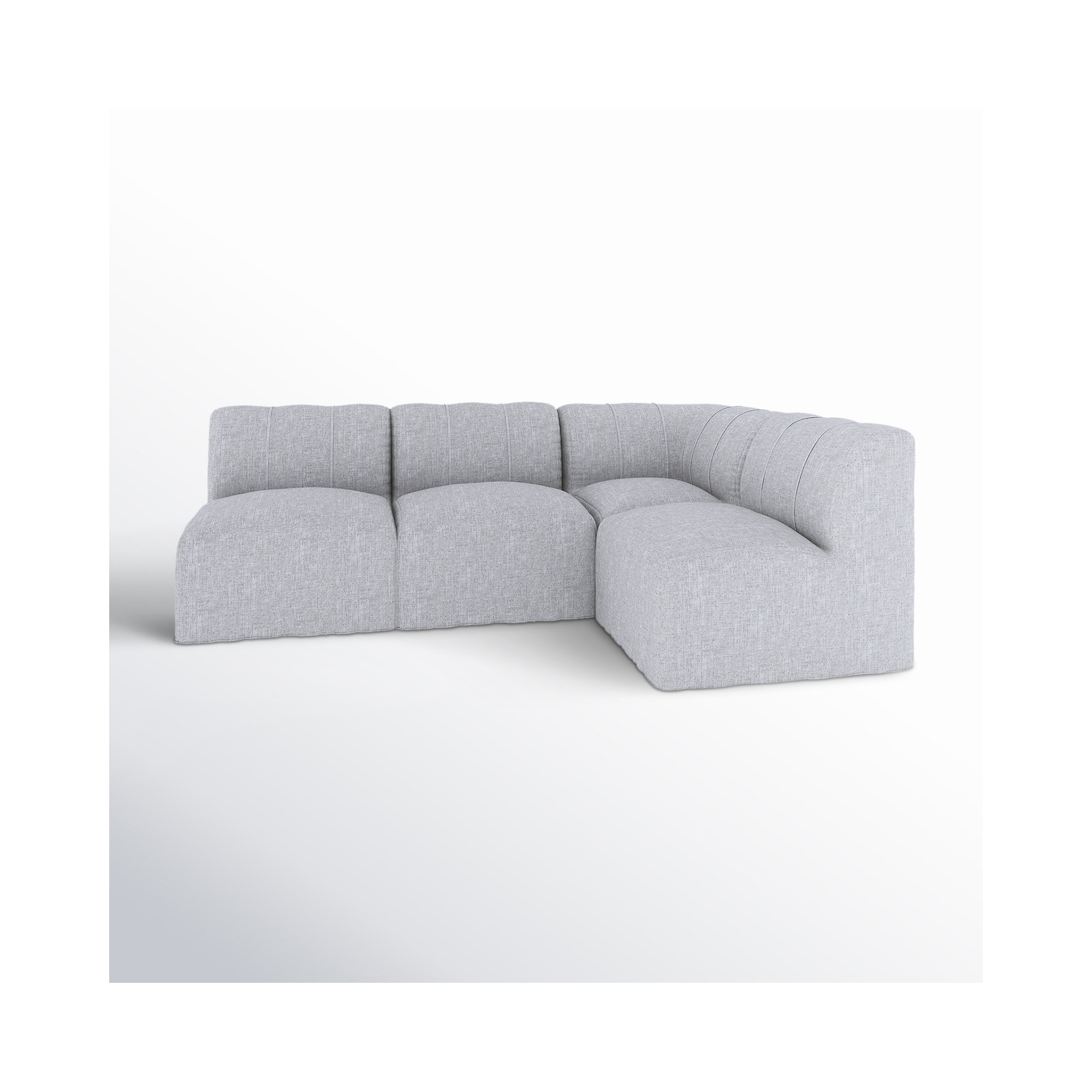 Praia 96" Sunbrella Outdoor Sofa, Canvas Granite Sunbrella® Canvas