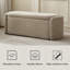 Banc avec repose-pieds Stana-113861262