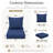 Outdoor Cushions 22X22X4 Patio Chair Cushions Indoor/Outdoor Seat And Back Cushion, Cushions Only (Set Of 2)-198011476-198011473-198011486