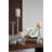 S/3 Gold Metal Pillar Holders with White Marble Base and Open Ring Accent