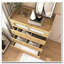 Commode à 4 tiroirs en bois pour chambre à coucher, grande commode double à larges tiroirs, commode moderne, commode de rangement, commode de chambre de bébé, pour salon, couloir, chambre à coucher, chambre d'enfant