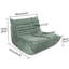 Fauteuil à billes en velours à mémoire de forme pour adultes, canapé paresseux à haut rebond, sans assemblage, vert clair-623349941-623349963