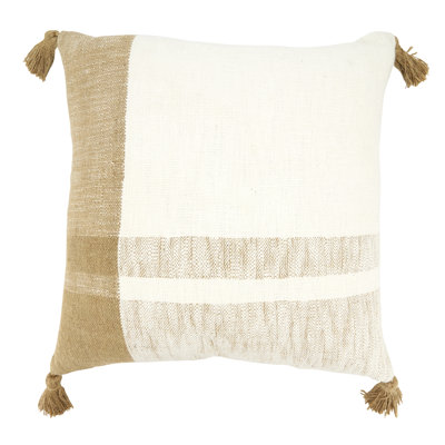 Levi Collection Tassels Cotton Throw Pillow