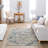 Castor Blue Ornamental Medallion Area Rug-1415262621