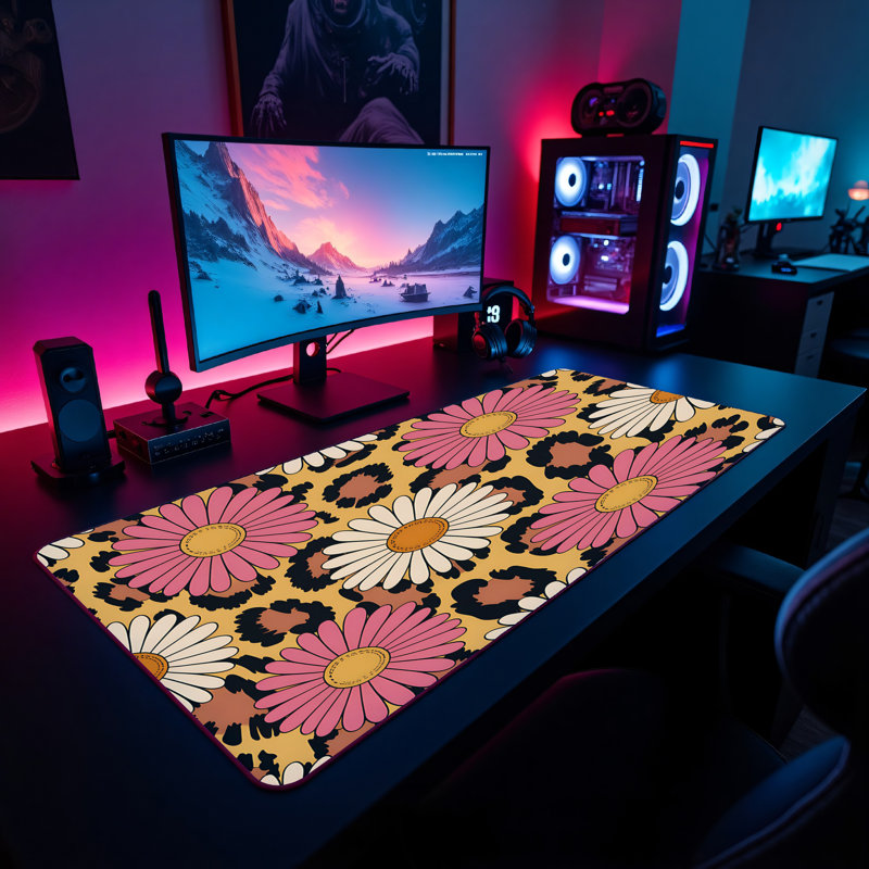 Polyester Desk Pad, 31.5x15.5