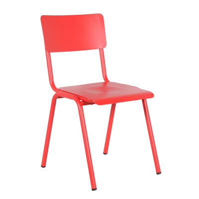 Chaise d'appoint empilable pour patio