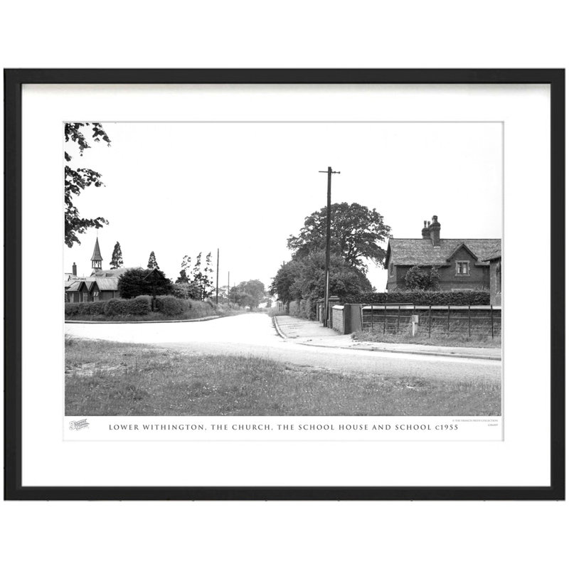 Ewell, Ruxley Splash 1907 by Francis Frith - Single Picture Frame Print, 40cm H x 50cm W x 2.3cm D