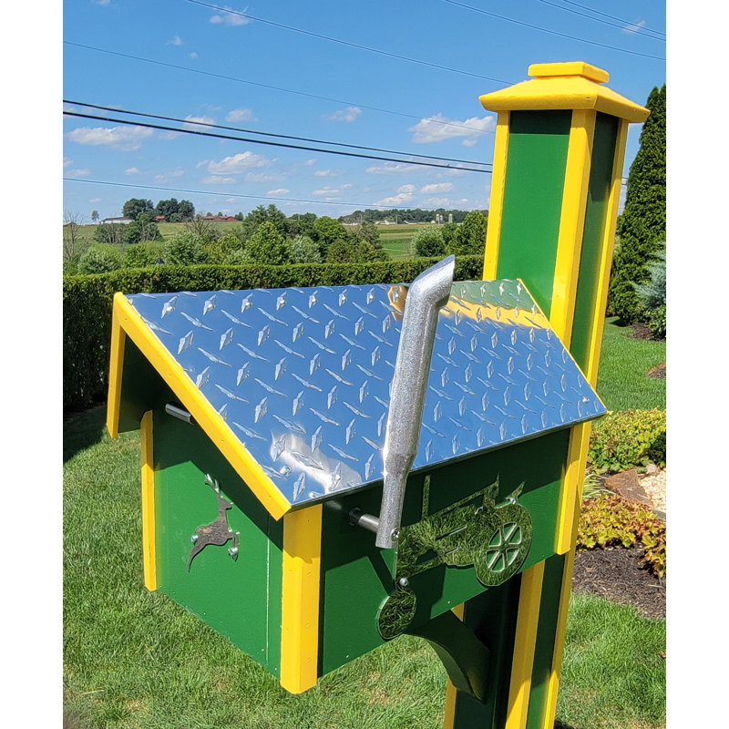 Amish Mailbox, Handmade, Nature Design Barn Style