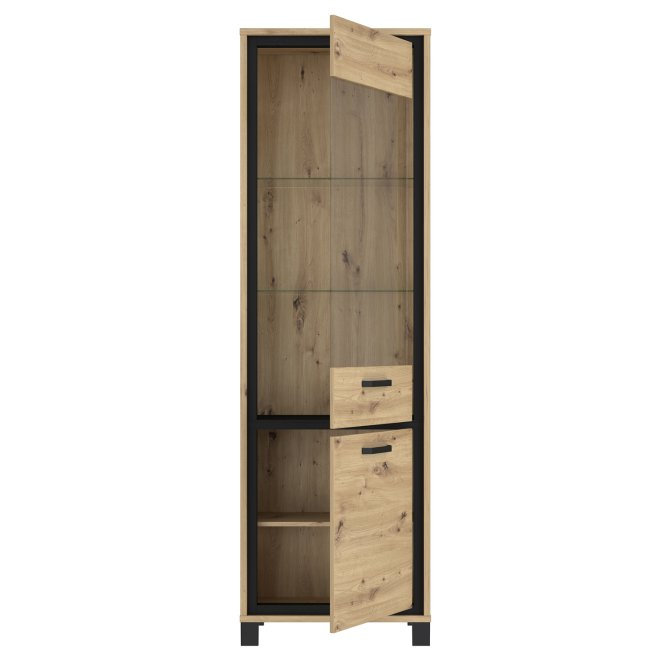 Cerallua Glass 65 cm W Display Cabinet