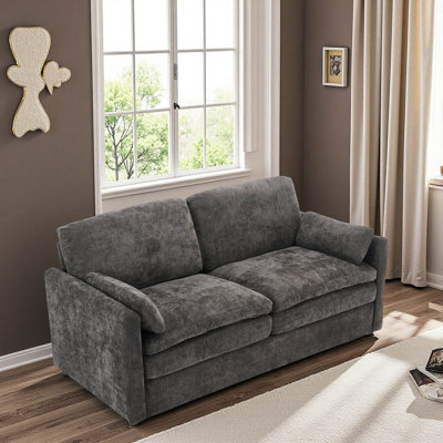 68,1 po Causeuse rembourrée Cozy surdimensionnée Comfy Comfy Cloud Canapé Double