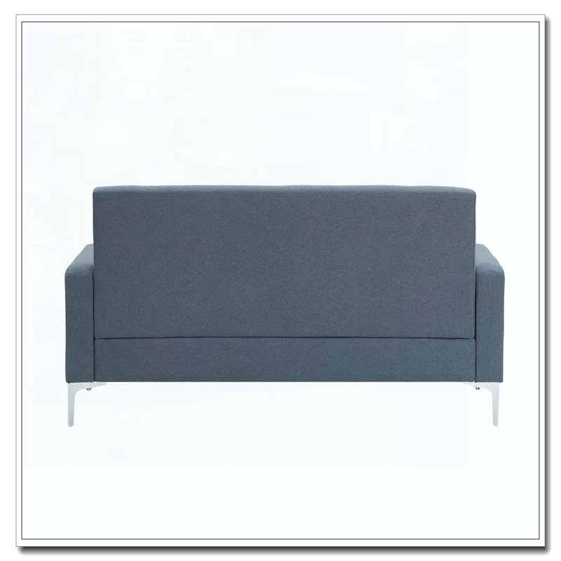 Canapé double confortable de 57 pouces, Gris