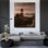 «The Vesper Hymn» par Thomas Cole - Art mural sur toile tendue avec châssis