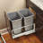 Rev-A-Shelf Cabinet Door Mount Hardware Extender Kit for Trash Can
