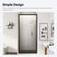 Porte de douche pliante chromée l 35,5 "x H 72"-93509459