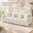 87.3" Plush Bubble Tufted Sofa for Living Room-585233484