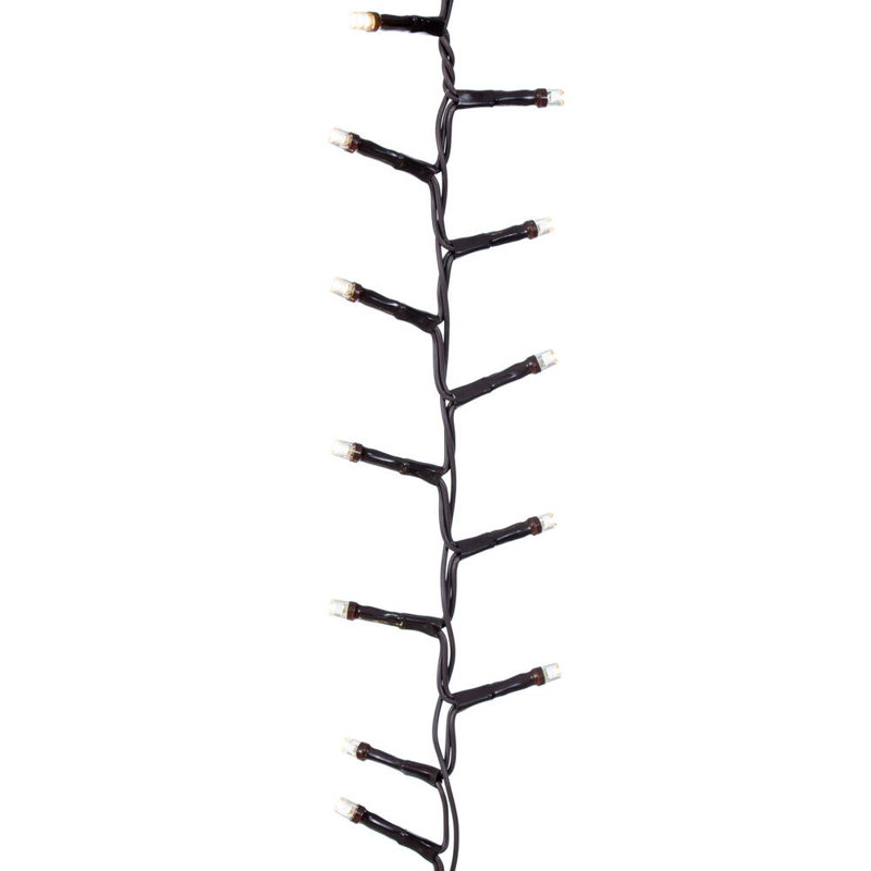 Function Snake Light End Connecting Set with 5mm Wide Angle Warm White, 1" H x 216" W x 2.75" D, 250