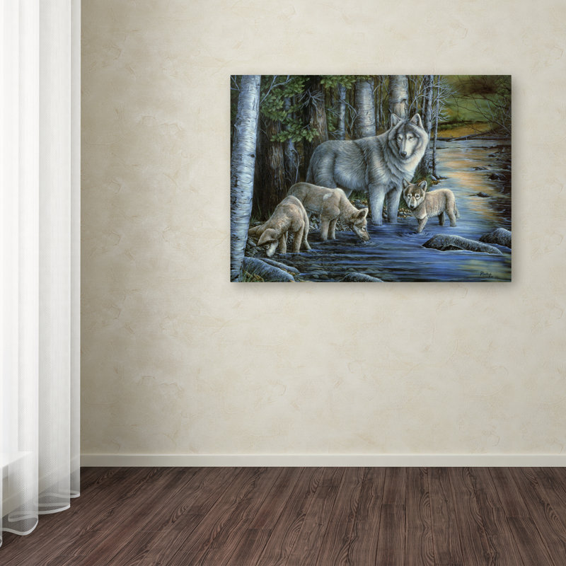 « délicat matin », reproduction d’impression sur toile tendue, H 24 po x l 32 po x P 2 po