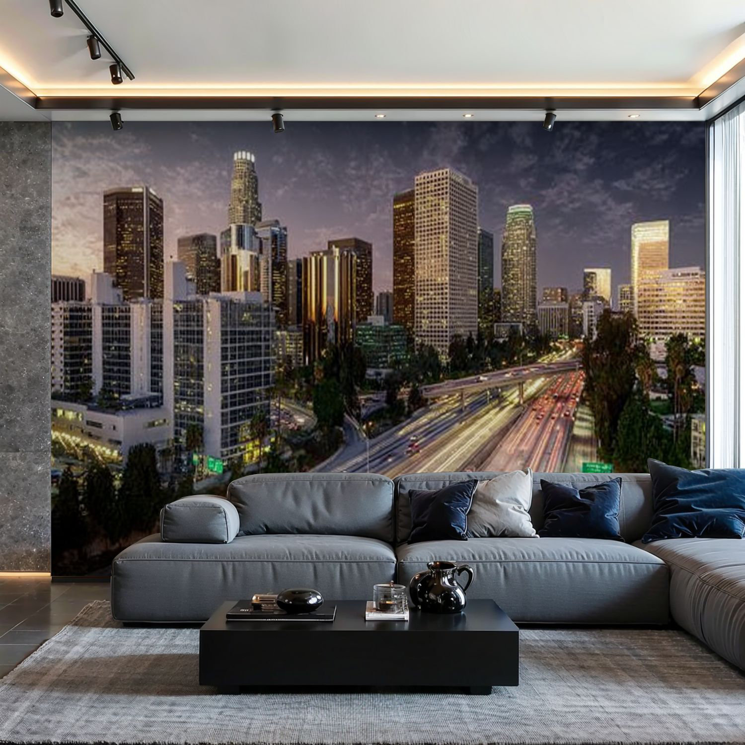 Latitude Run® Peel and Stick Wallpaper Wall Mural Los Angeles ...