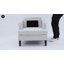 Fauteuil d'appoint rembourré de 74 cm de large avec poche de rangement latérale-709913166