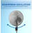 16" Oscillating  Pedestal/Standing Fan