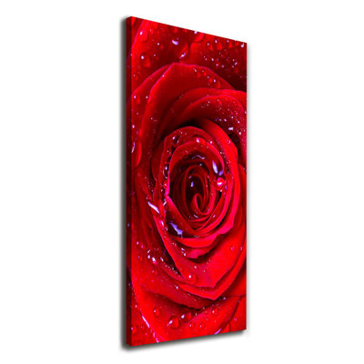 Red Rose - Wrapped Canvas Print